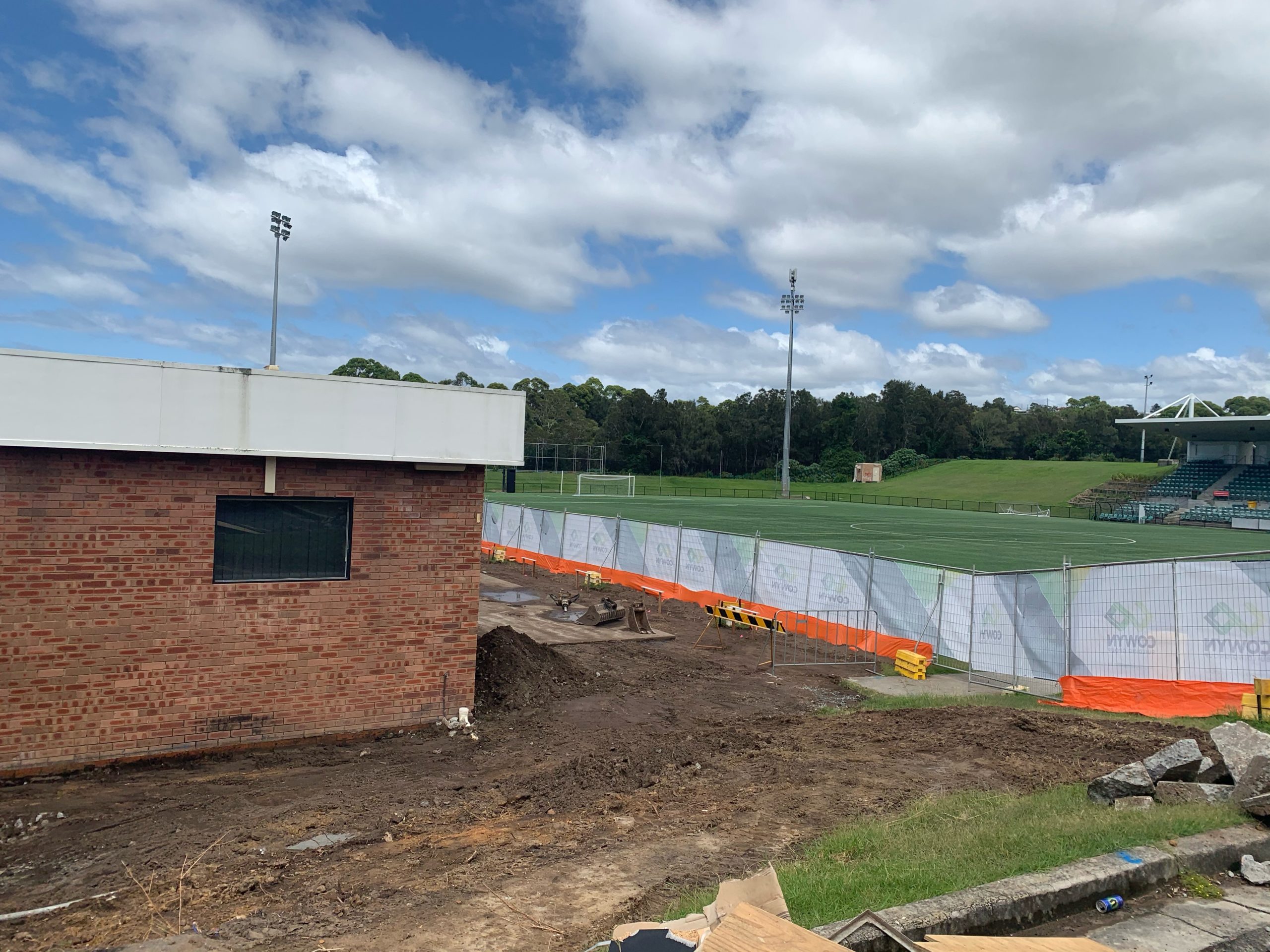 Cromer Park Clubhouse development underway Manly Warringah Football Association