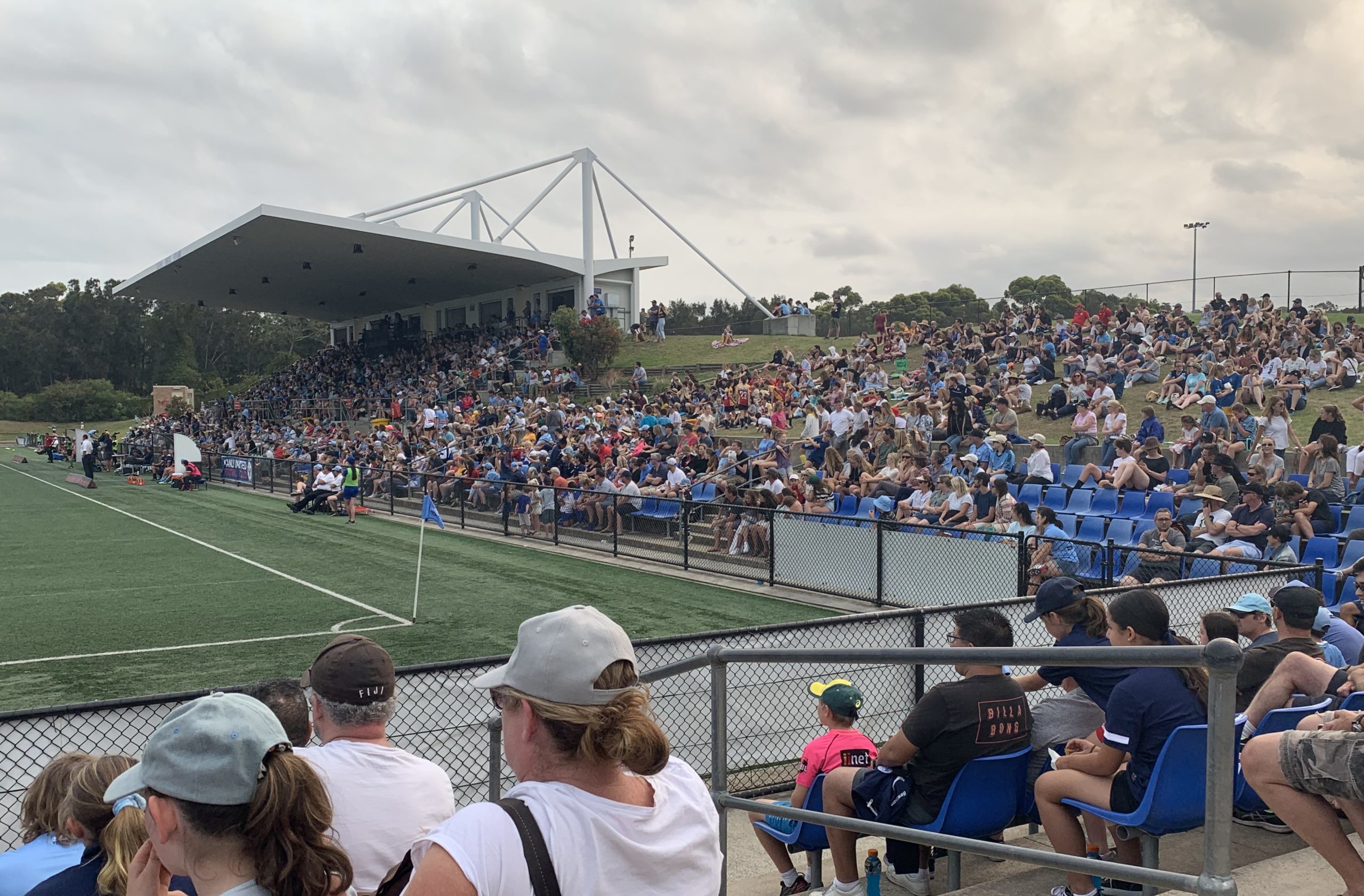 W-League view from amenities building