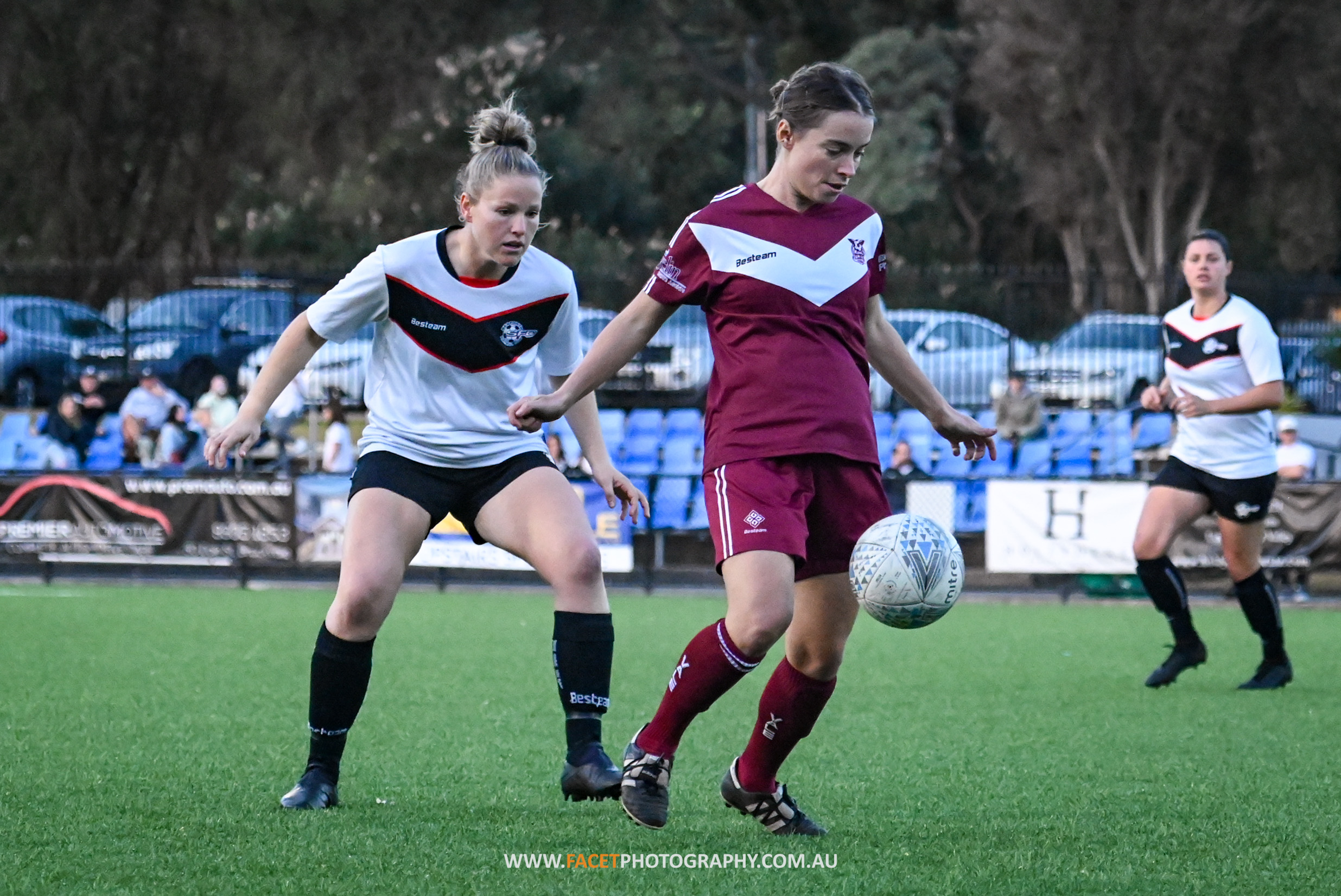 Action from the 2022 MWFA Women's Premier League Grand Final between Seaforth and Manly Vale. Photo credit: Jeremy Denham