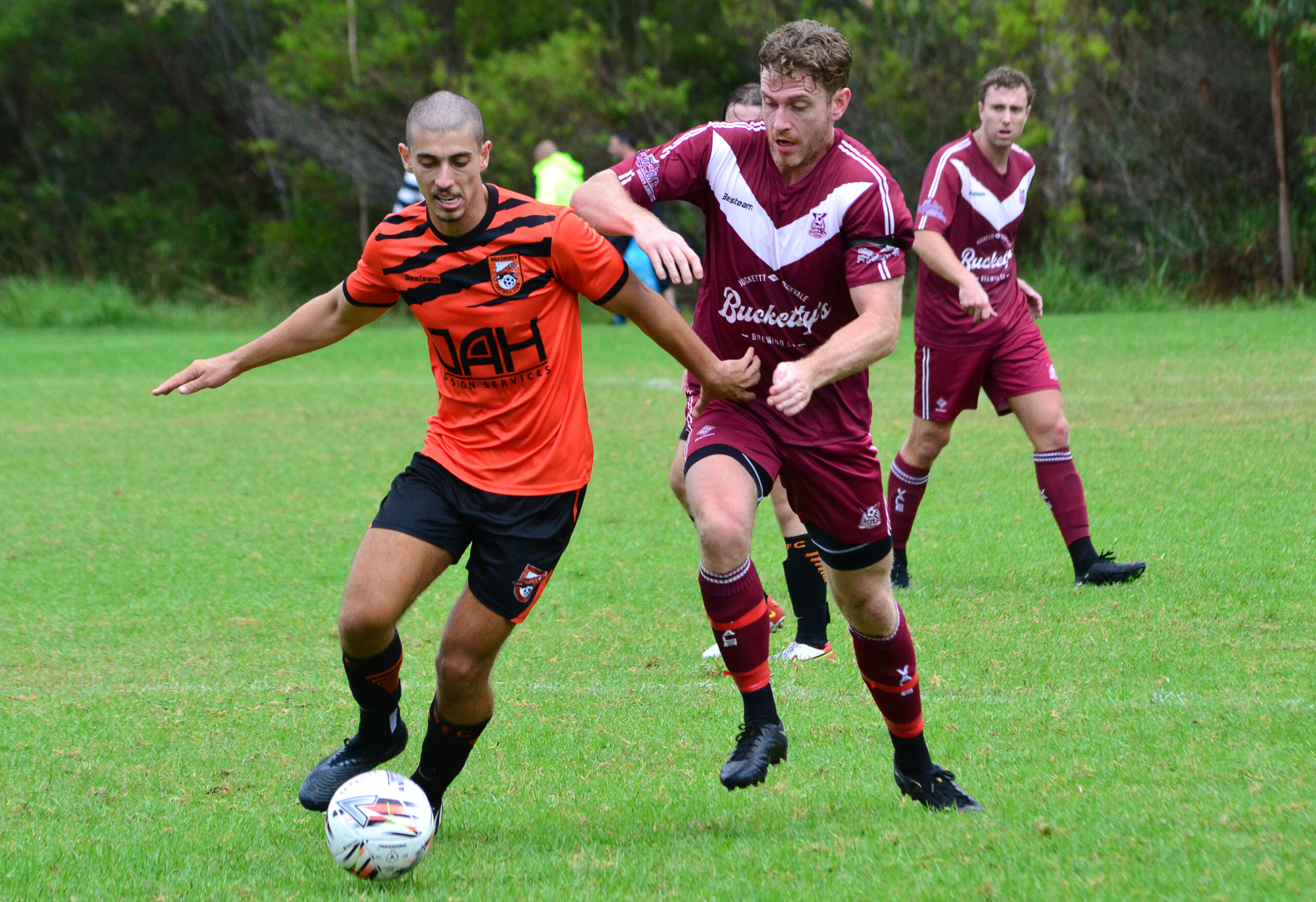 Men's Premier League Round 10: action from the 2023 Round 4 MWFA Men's Premier League game between Manly Vale and Wakehurst. Photo credit: Graeme Bolton
