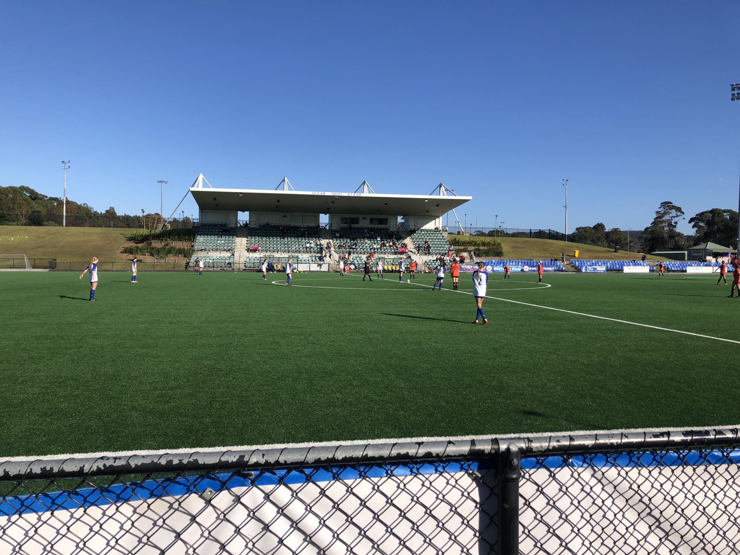 Photo taken at the start of the 2023 MWFA Girls and Women Grand Final Day.